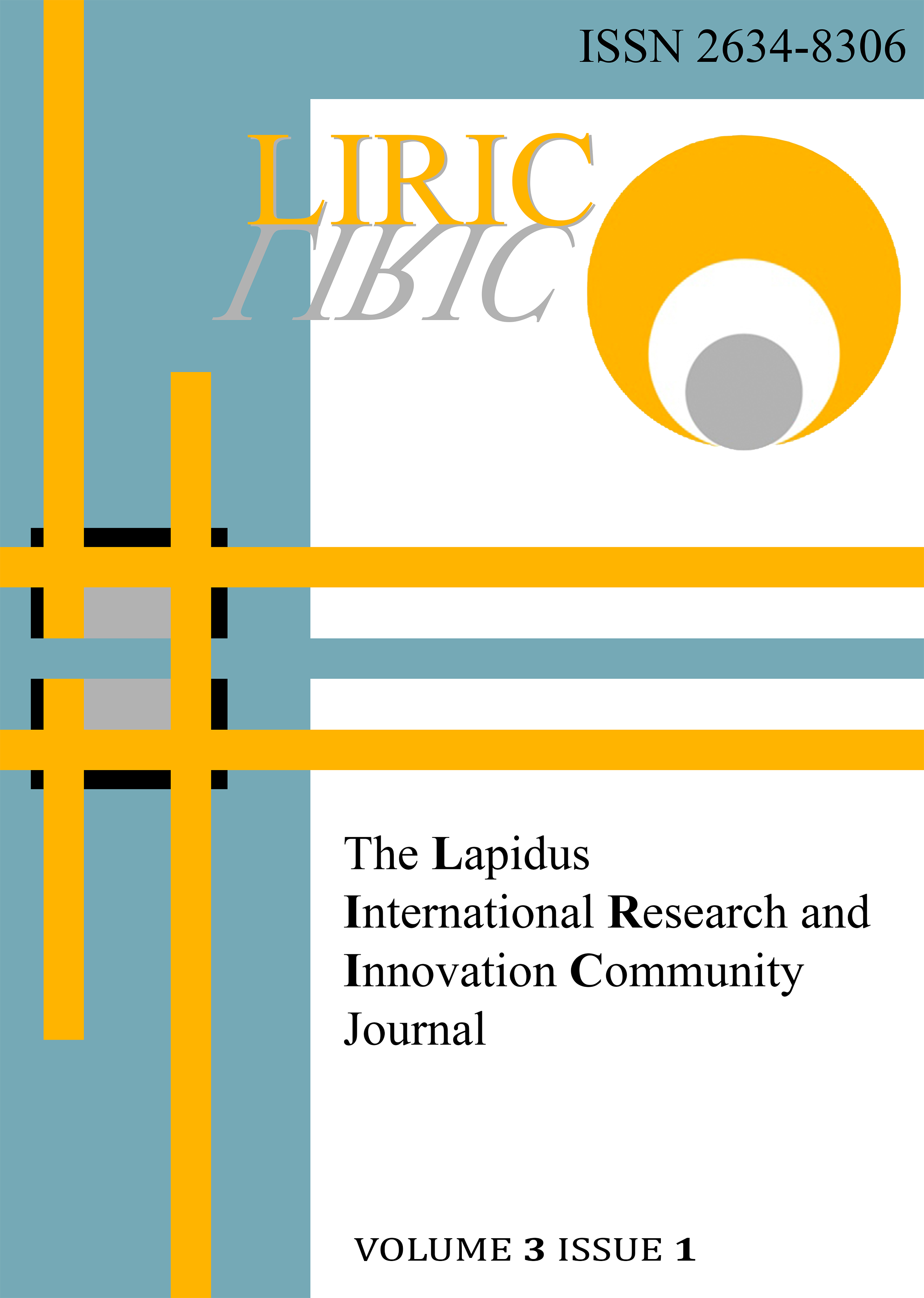 LIRIC Journal Volume 3 Issue 1 October 2023 cover